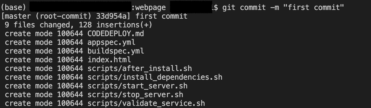 git commit